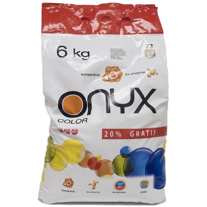 Onyx color prací prášok 72 praní 6 kg