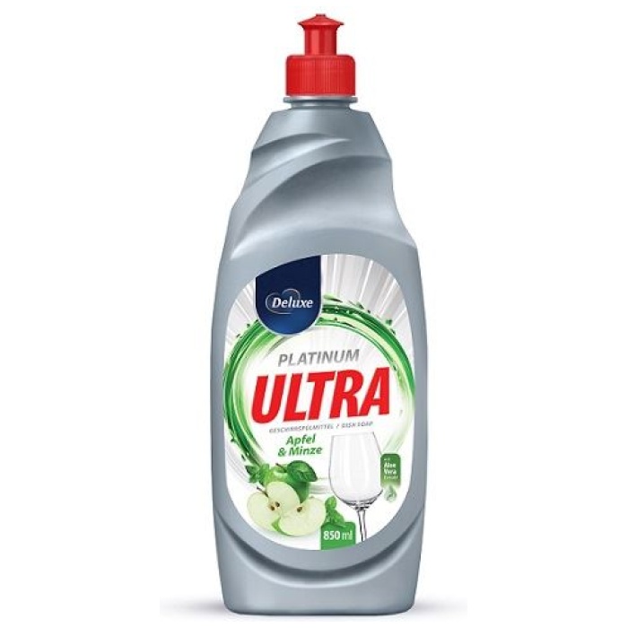 Deluxe 850ml Ultra Platinum Apfel&Minz na riad