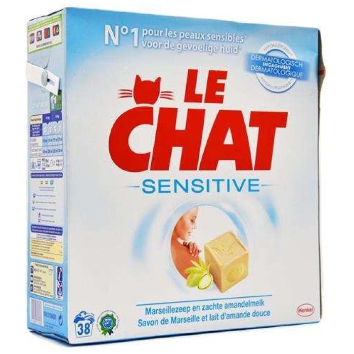 Le Chat Sensitive univerzálny prací prášok 38p. 2,28kg