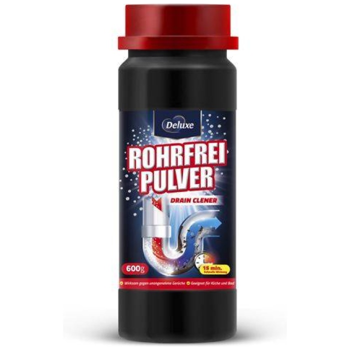 Deluxe Rohrfrei Pulver čistič odpadov 600 g