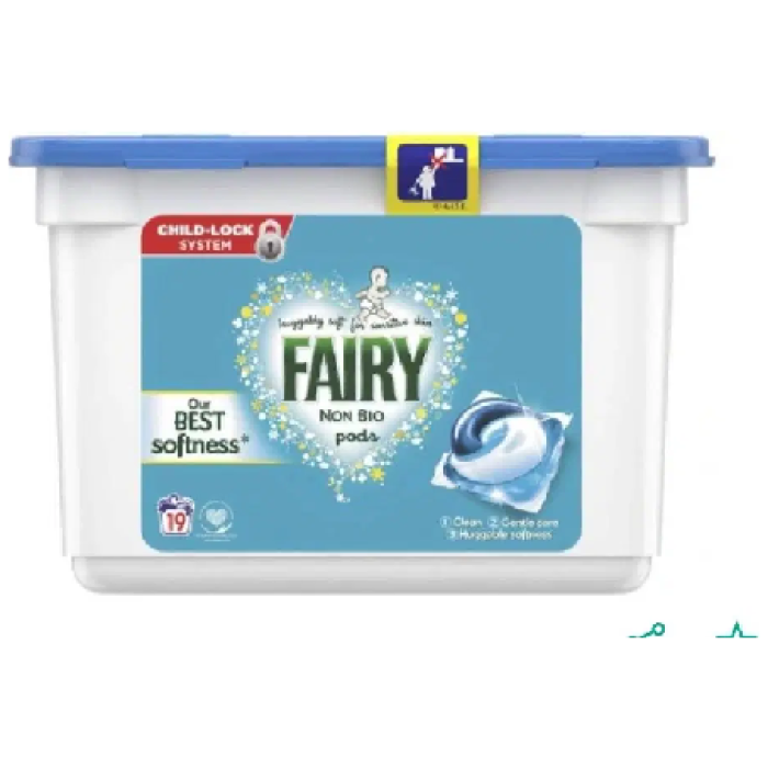 Fairy Non Bio univerzálne kapsule na pranie pre detičky a alergikov 19 ks