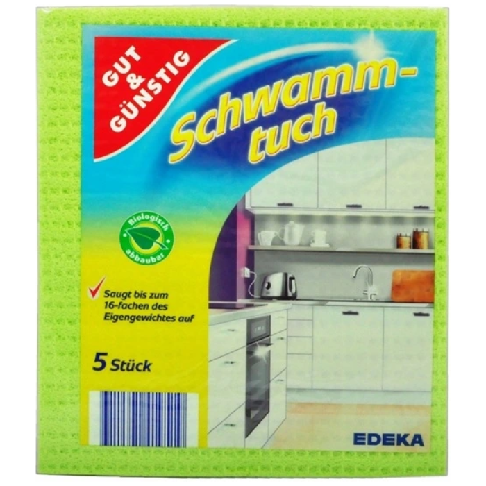 G&G Schwammtuch univerzálne čistiace hubky 5 ks