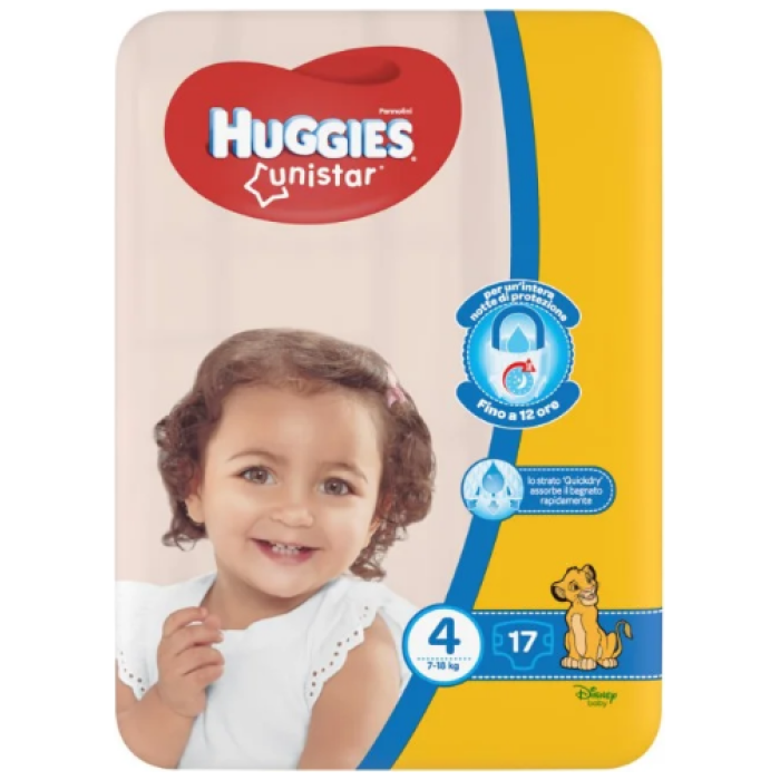 Huggies Maxi jednorázové plienky 7-18 kg 17 ks