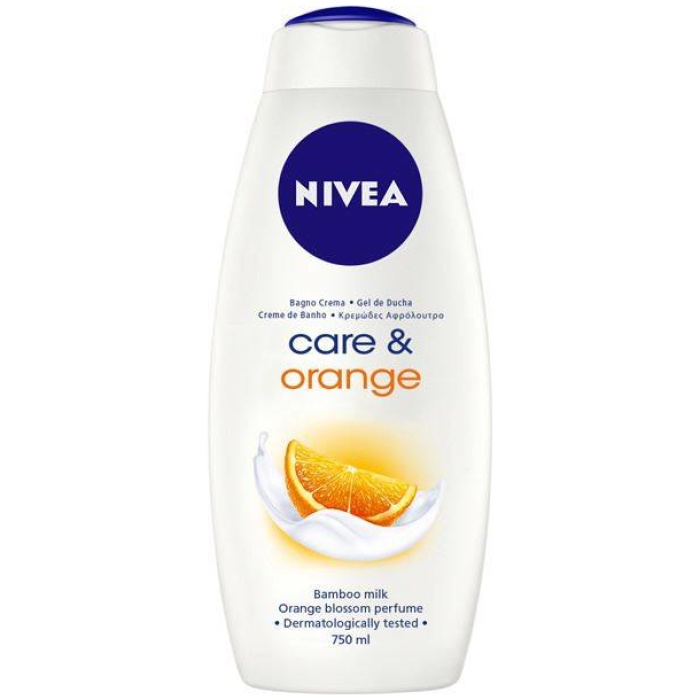 Nivea Care&Orange sprchový gél 750 ml