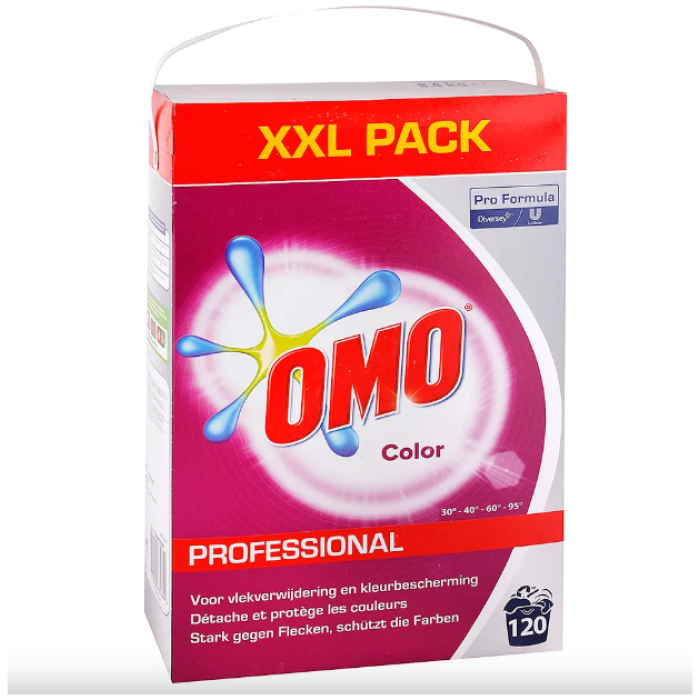 Omo Professional Color prací prášok na farebnú bielizeň 120 praní 8,4 kg