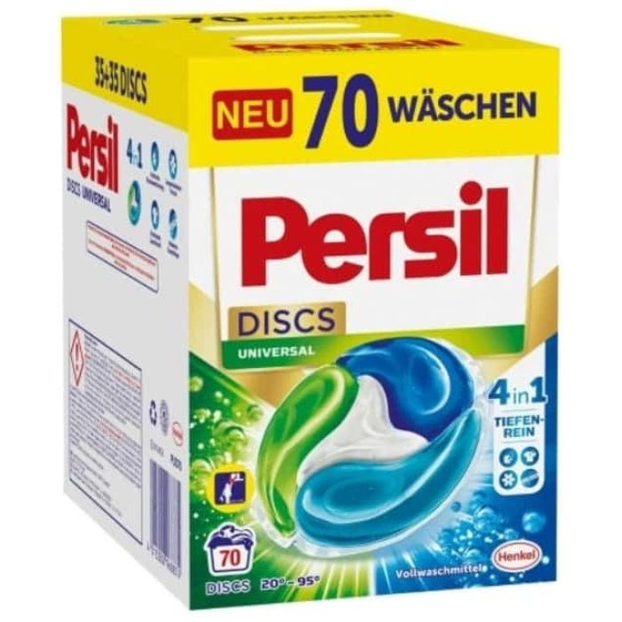 Kapsule na pranie Persil Discs Universal 4 v 1 BOX 70 kosov