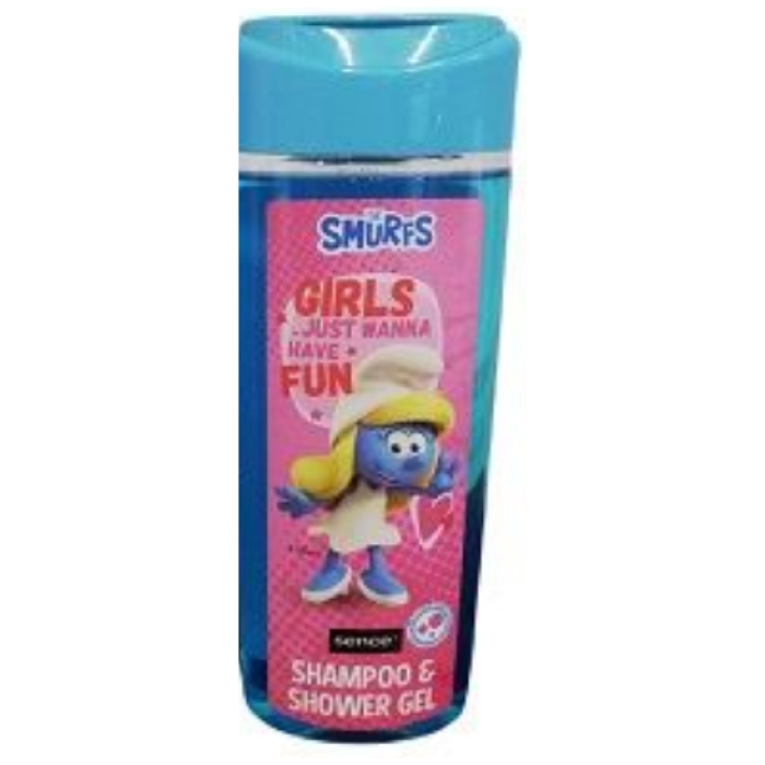 Smurfs 2v1 detský šampón a sprchový gél 210 ml