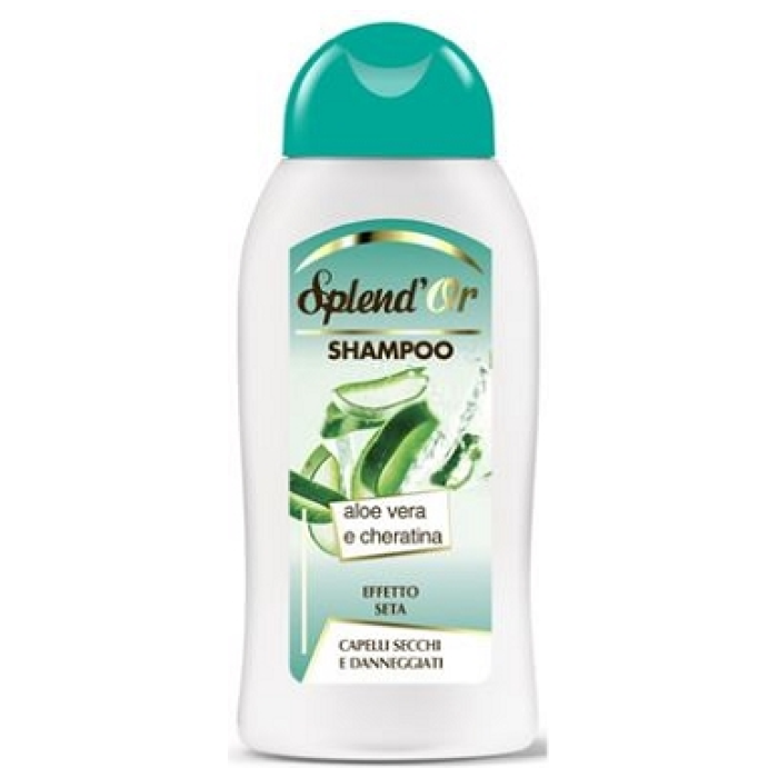 Splend’Or Aloe vera și cheratină šampón na vlasy 300 ml