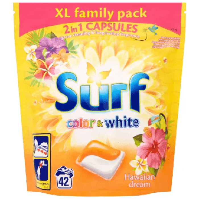 SURF Color + White Hawaiian Dream kapsule na pranie 42 ks