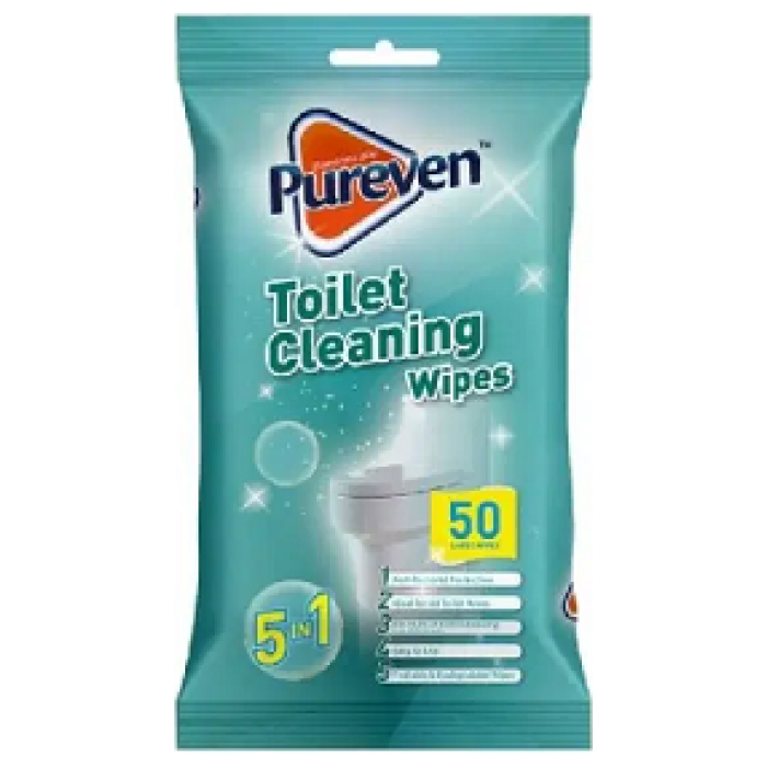 Pureven Toilet Cleaning Wipes čistiace obrúsky na WC 50 ks