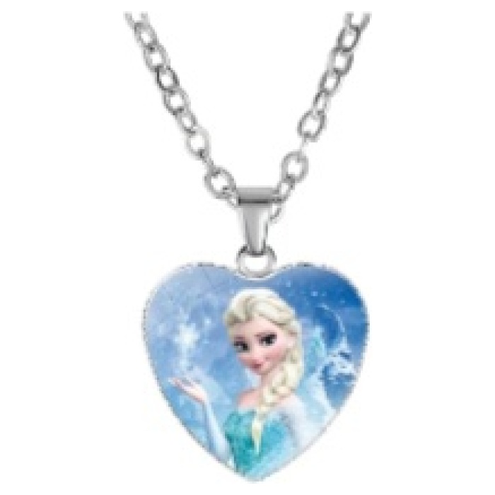 Disney - Elza náhrdelník zo striebornou retiazkou