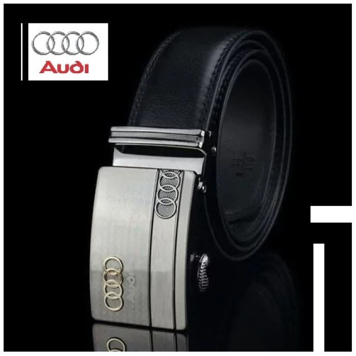 Pánsky opasok Audi čierny / Strieborný