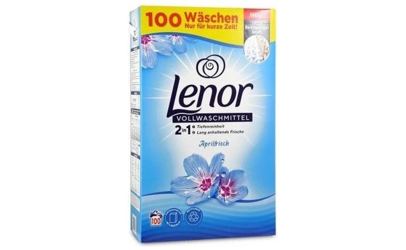 Lenor prací prášek 6,5kg Universal Aprilfrisch - 100 praní