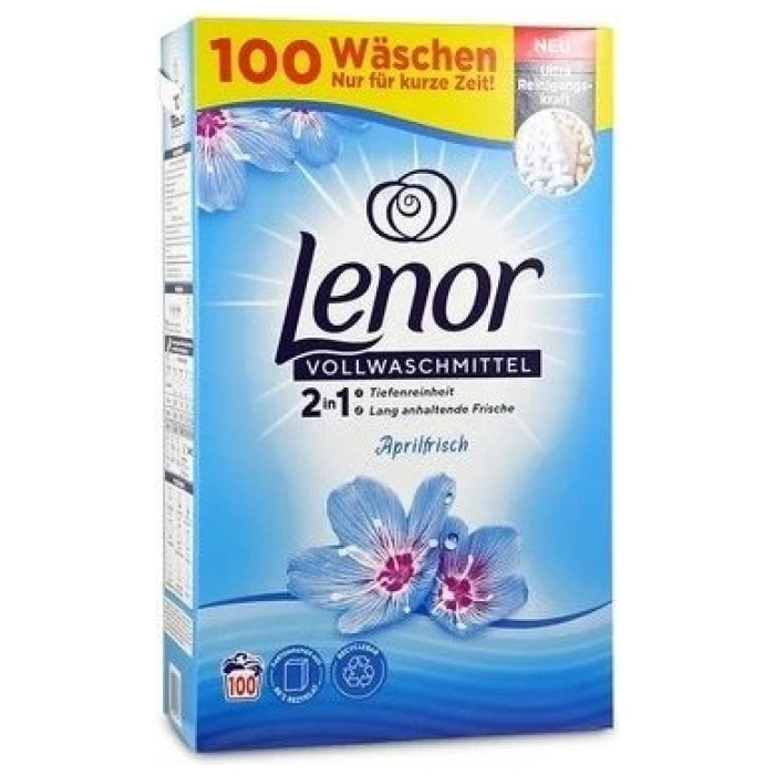 Lenor prací prášek 6,5kg Universal Aprilfrisch - 100 praní